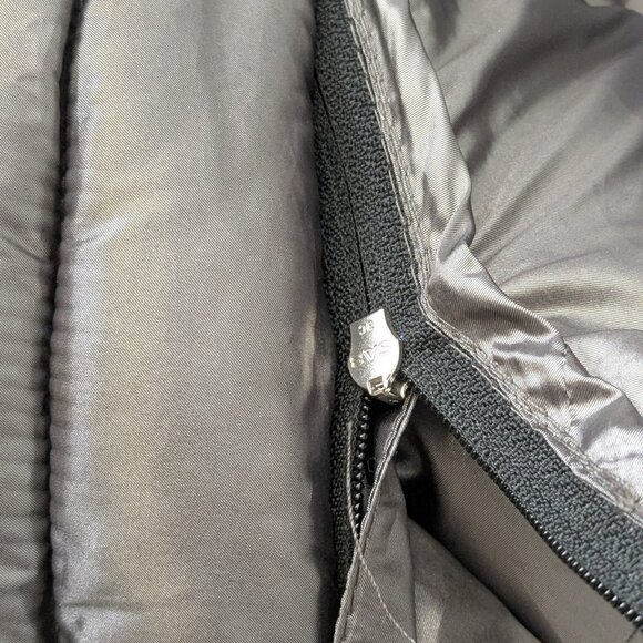 Andrew Marc Women's Duck Down Hooded Puffer Coat 3/4 Jacket Size XL Gray - Picture 11 of 13